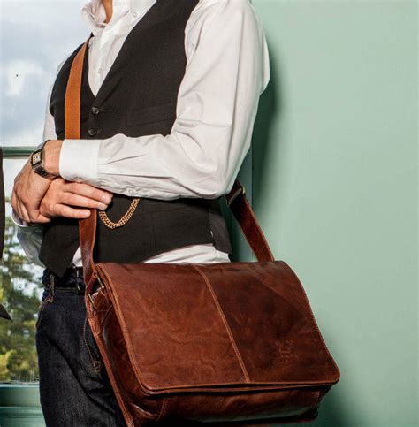 Men's Luxury Messenger Bags & Designer Satchels 